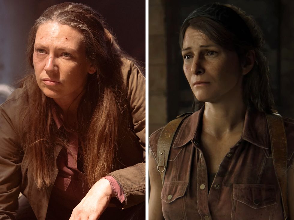 anna torv as tess in the last of us