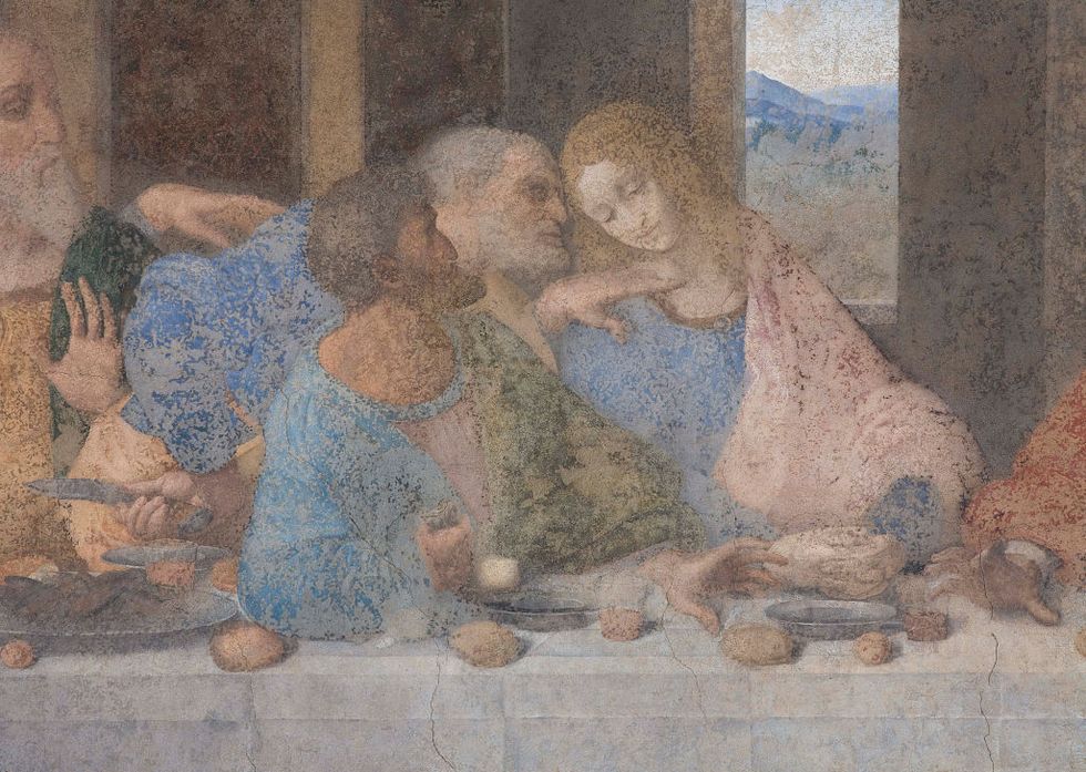 the last supper detail