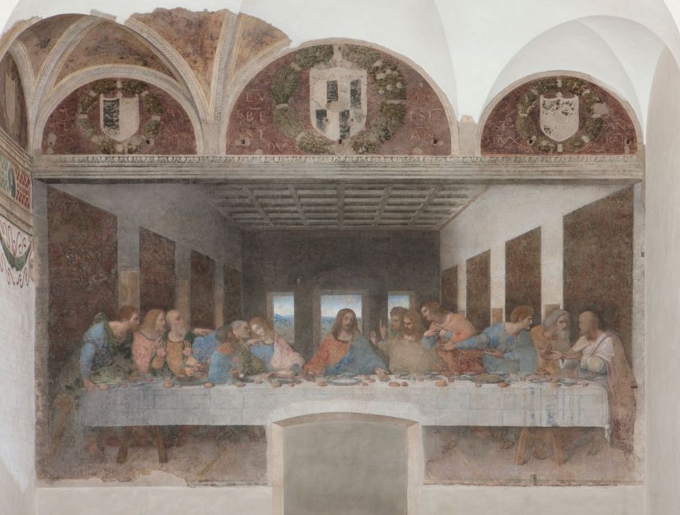 the last supper, 1495 1497, by leonardo da vinci