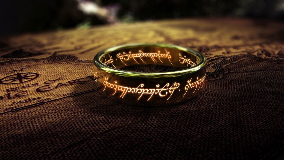 anillo de el señor de los anillos