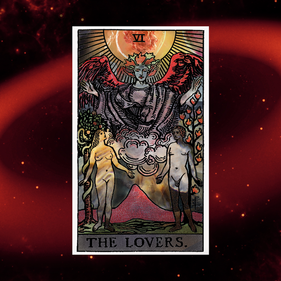 the lovers tarot card