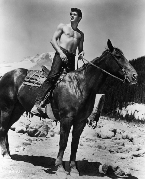 rock hudson horseback riding shirtless