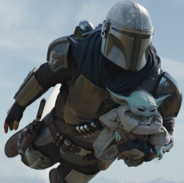 mando and the child in the mandalorian, season 2 episode 6