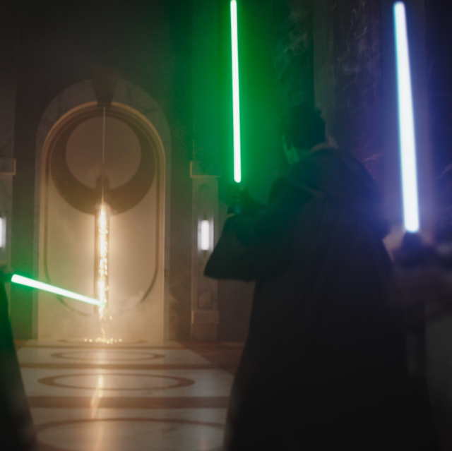 jedis with light sabers in the mandalorian season 3