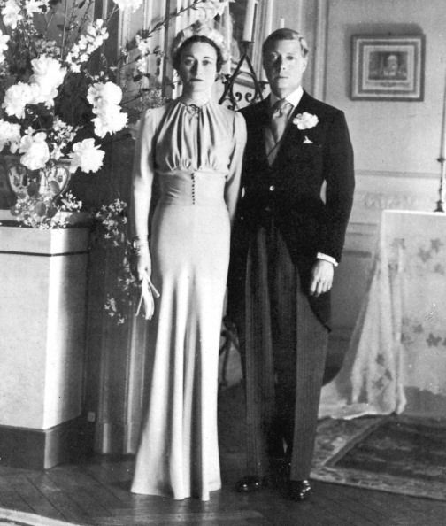 The marriage of the Duke of Windsor and Wallis Simpson, 3 June 1937...