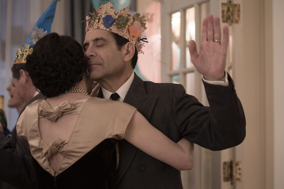 Abe and Rose Weissman in The Marvelous Mrs. Maisel season one.