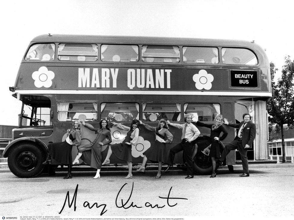 Mary Quant Beauty bus