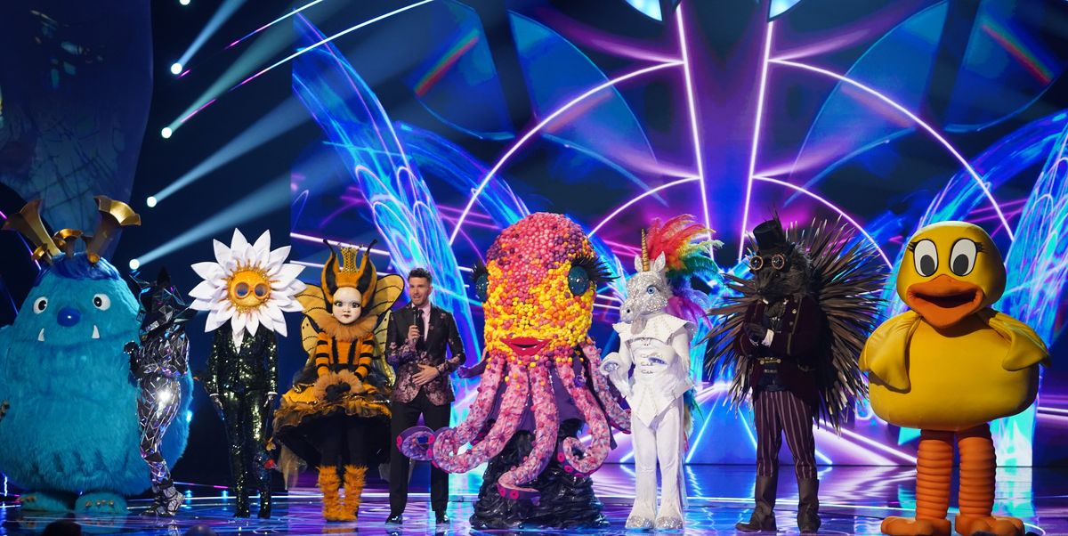 Watch Masked Singer UK contestants sing together for first time