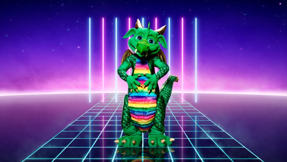 this image and the information contained herein is strictly embargoed until 0001 saturday 5th december 2020from bandicoot tvthe masked singer sr2 on itvpictured dragon appearing in ep1this photograph is c itv plc and can only be reproduced for editorial purposes directly in connection with the programme or event mentioned above, or itv plc once made available by itv plc picture desk, this photograph can be reproduced once only up until the transmission tx date and no reproduction fee will be charged any subsequent usage may incur a fee this photograph must not be manipulated excluding basic cropping in a manner which alters the visual appearance of the person photographed deemed detrimental or inappropriate by itv plc picture desk  this photograph must not be syndicated to any other company, publication or website, or permanently archived, without the express written permission of itv picture desk full terms and conditions are available on the website wwwitvcompresscentreitvpicturestermsfor further information please contactjameshilderitvcom  0207 157 3052