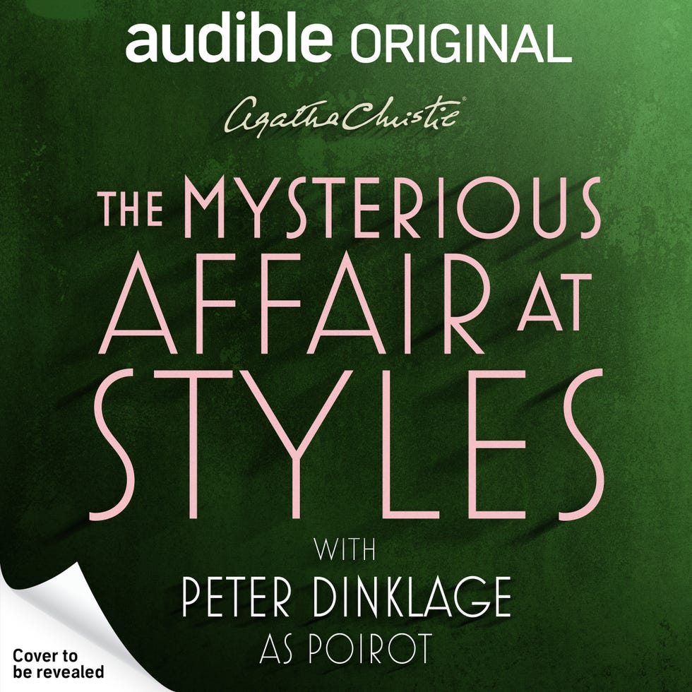 audible original artwork for agatha christie's the mysterious affair at styles