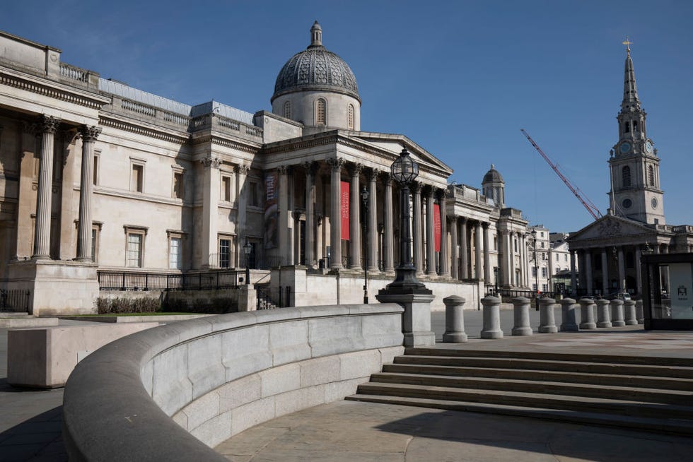 Landmarks Are Eerily Quiet As People Heed Warnings Not To Congregate Due To Coronavirus