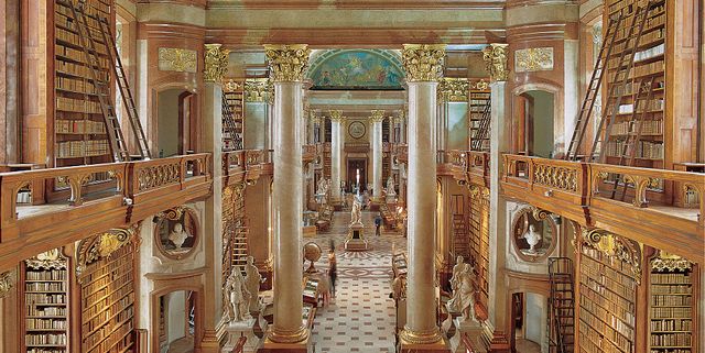 the national library in vienna the portico