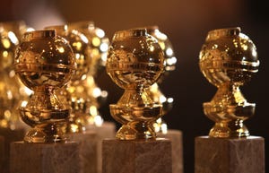 unveiling of the new 2009 golden globe statuettes