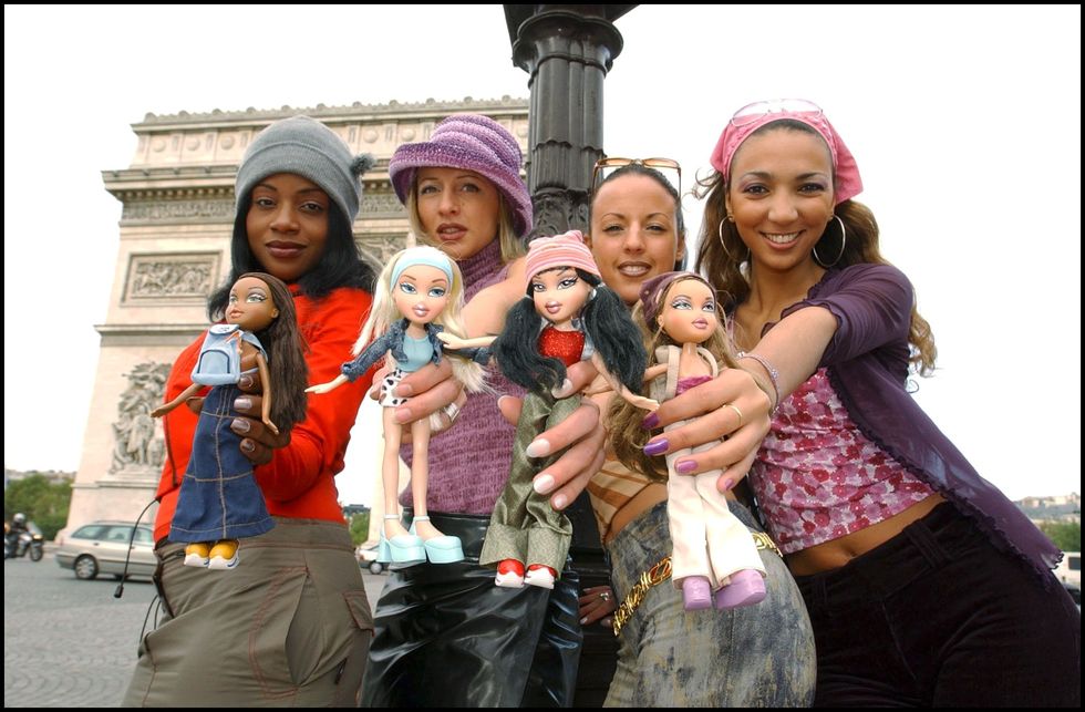 the new dolls "bratz" comes in paris, france in october, 2001