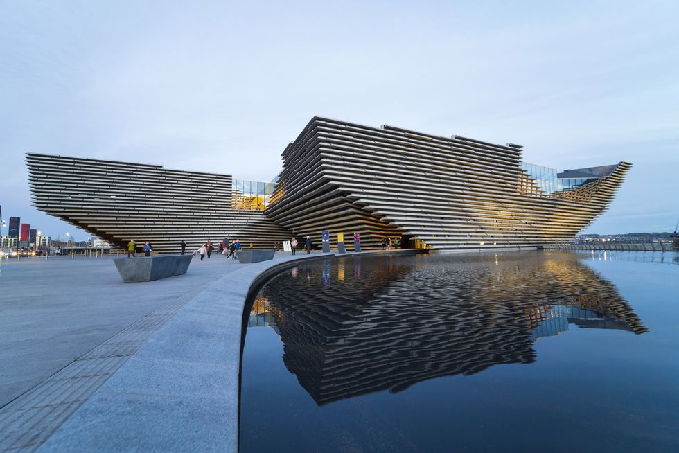 The new V&A Museum in Dundee, Scotland.
