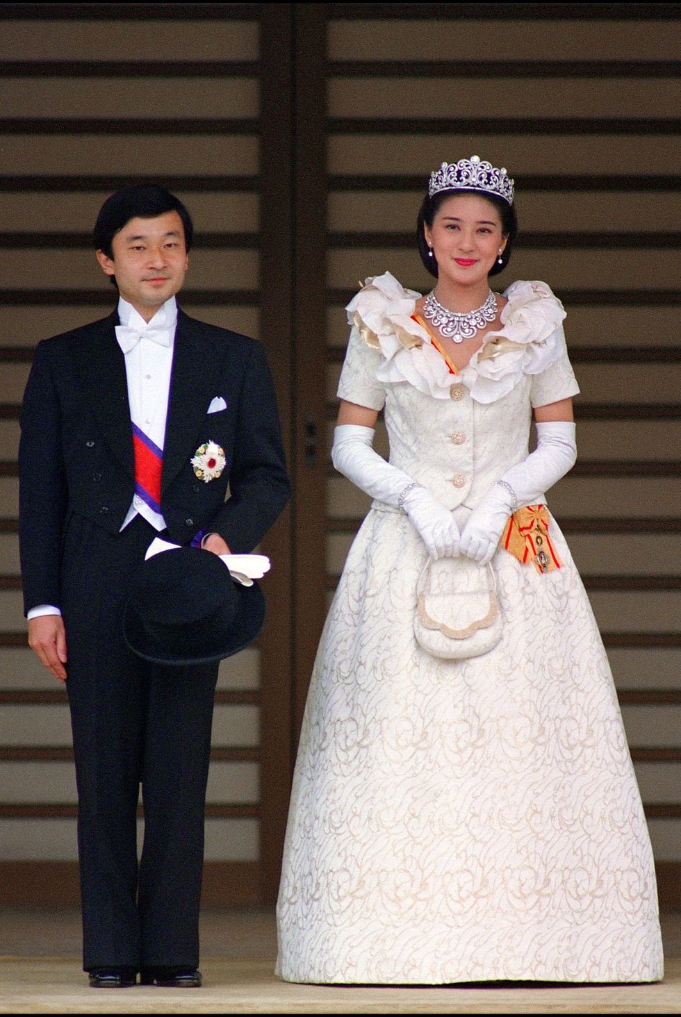 the newly wed crown prince naruhito and his wife