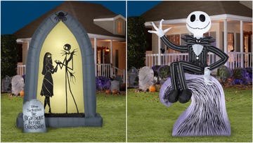 the nightmare before christmas inflatables on yards