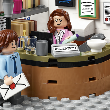 the office lego  jim and pam