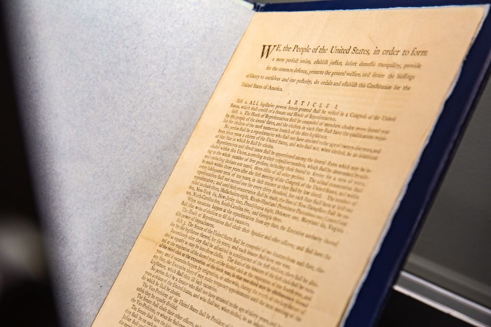 a copy of the us constitution will head to auction at sotheby's new york on december 13th