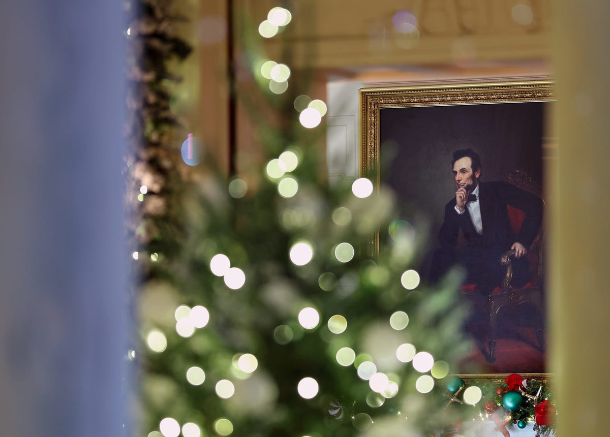 The White House Just Unveiled Its Annual Christmas Tree—and It's Full of Nostalgic Holiday Magic