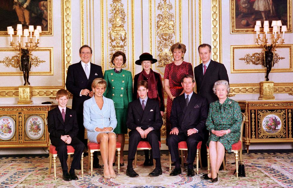 charles diana family group