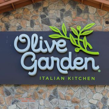 the olive garden logo is seen at the restaurant near