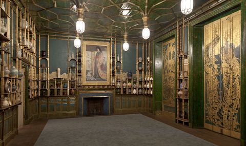 the peacock room at the freer gallery of art in washington dc