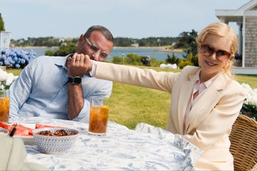 the perfect couple l to r liev schreiber as tag winbury, nicole kidman as greer winbury in episode 103 of the perfect couple cr courtesy of netflix copy 2024