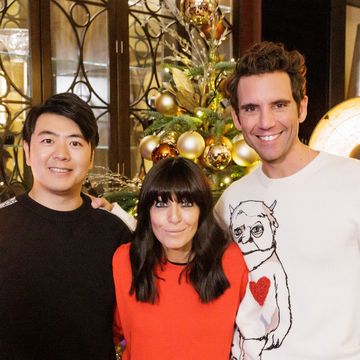 claudia winkleman, mika and lang lang, the piano christmas special 2023