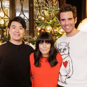 Claudia Winkleman, Mika and Lang Lang, The Piano Christmas Special 2023 claudia winkleman, mika and lang lang, the piano christmas special 2023