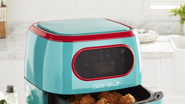 The Pioneer Woman Vintage Floral 6.3 Quart Plastic Air Fryer with