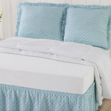 the pioneer woman bedskirt and sham set