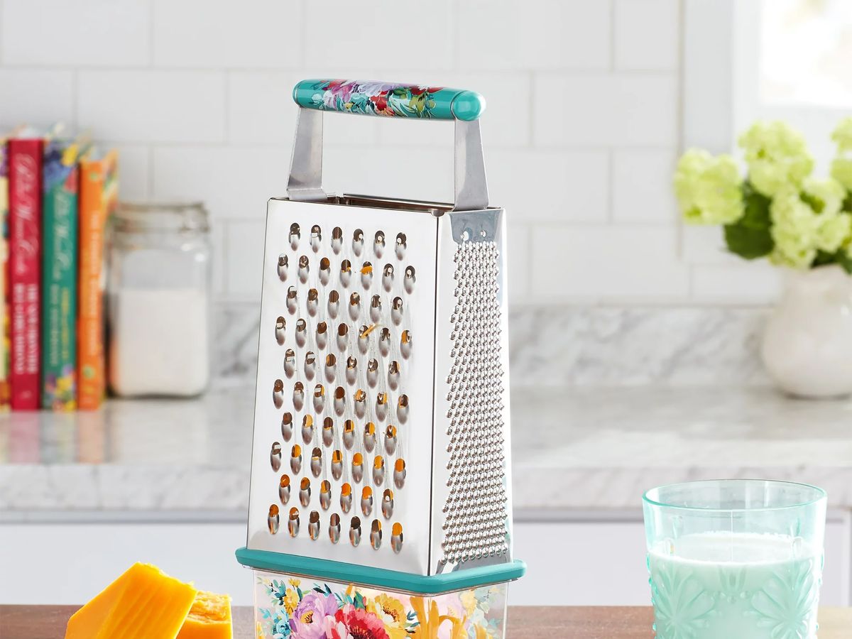 5-Piece Grater Set with 4-Sided Stainless Steel Box Grater