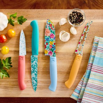 the pioneer woman floral knife set