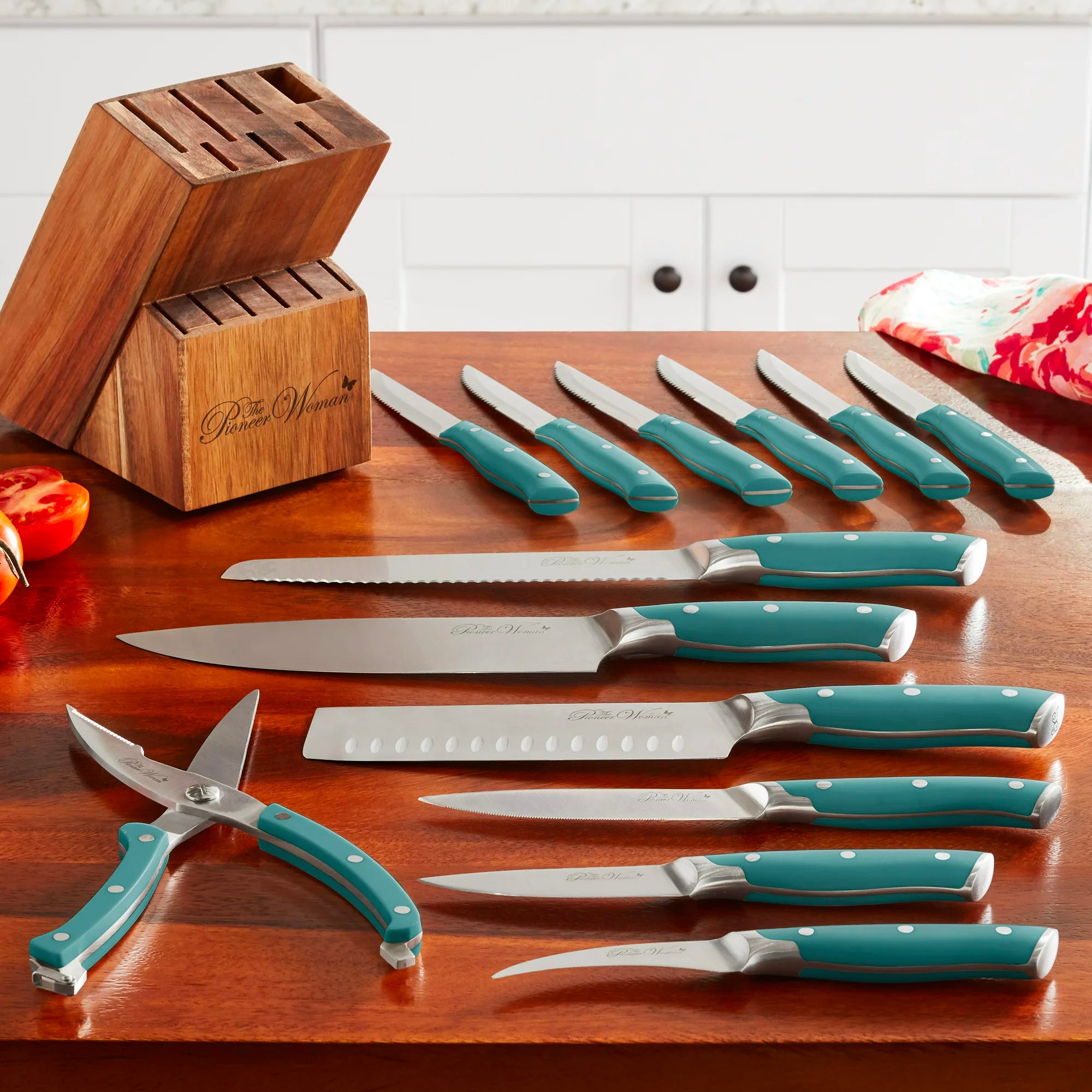 The Pioneer Woman Knife Set At Walmart Where To Buy Ree Drummonds Knives 5312