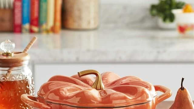 The Pioneer Woman Dropped Pumpkin Cookware, Including A Dutch Oven