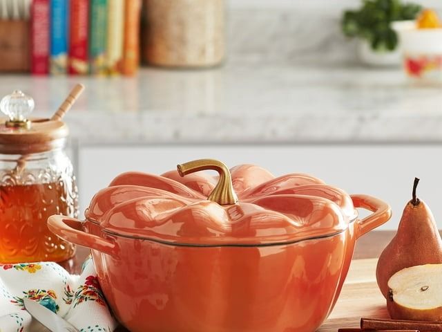 The Pioneer Woman Dropped Pumpkin Cookware, Including A Dutch Oven For Just  $25