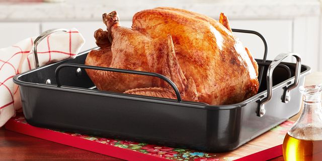 The Pioneer Woman Turkey Roaster at Walmart - How to Buy Ree Drummond's  Nonstick Roasting Pan