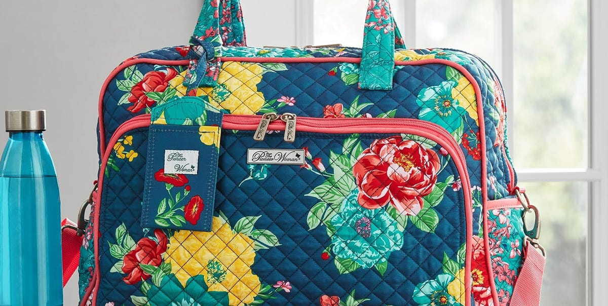 Shop The Pioneer Woman Quilted Material Weekender Bag at Walmart