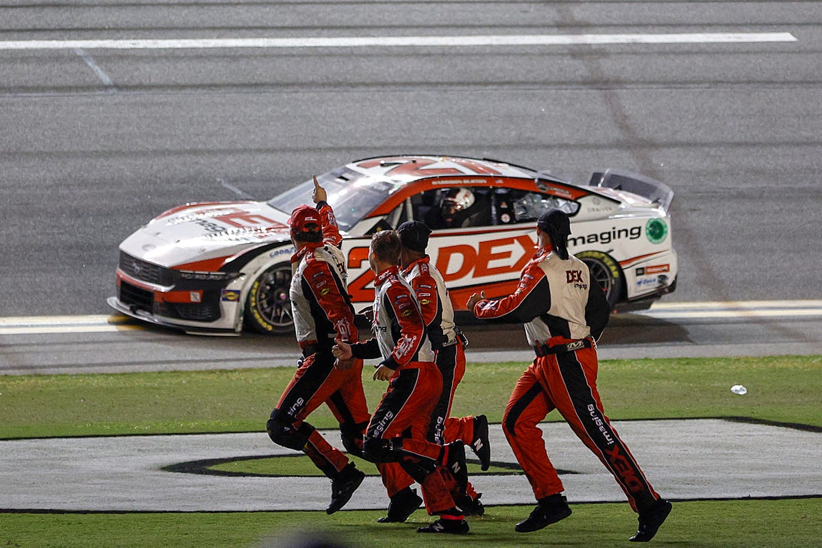 Harrison Burton Gets First; Wood Brothers Racing Gets 100th Win at Daytona