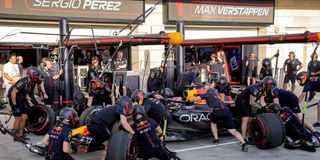 Video: Watch Red Bull F1 Team Complete a Four-Tire Pit Stop in TOTAL DARKNESS