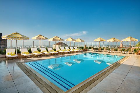 the thompson hollywood hotel rooftop pool