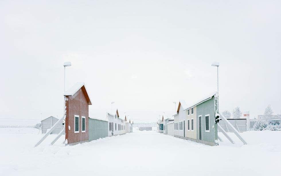 White, Snow, Winter, Sky, Architecture, Freezing, House, Line, Blizzard, Tree, 