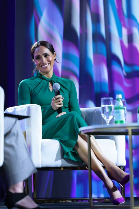 The Meaning of Meghan Markle’s Green Dress in Indianapolis