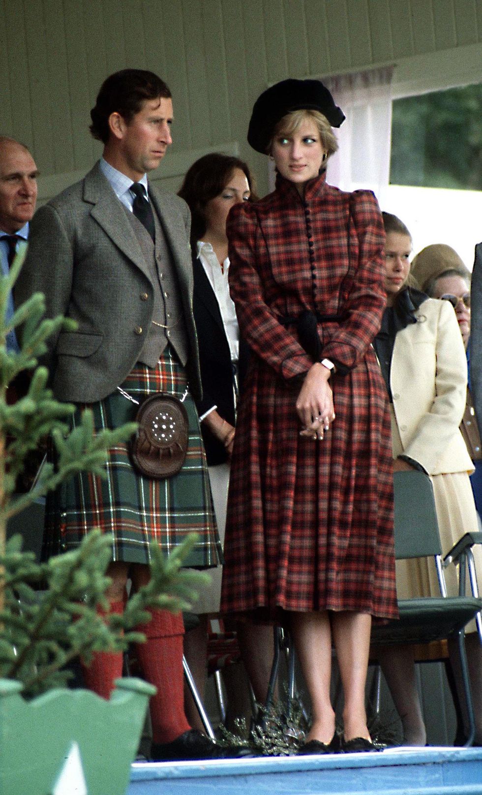 charles and diana in scotland