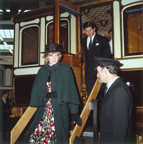 prince and princess of wales, national railway museum, c 1980s