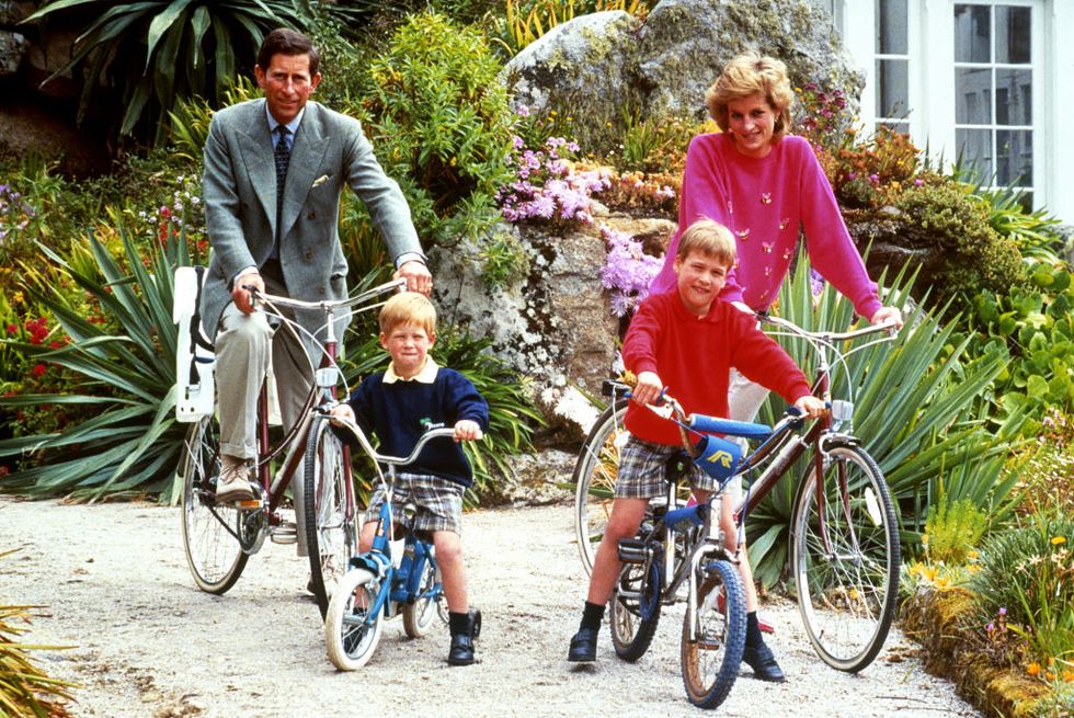 royalty prince of wales and family tresco, scilly isles