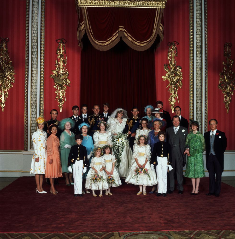 Charles and Diana's Wedding Party