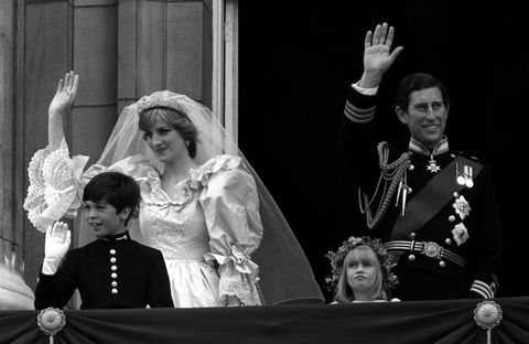 royalty   prince of wales and lady diana spencer wedding   london