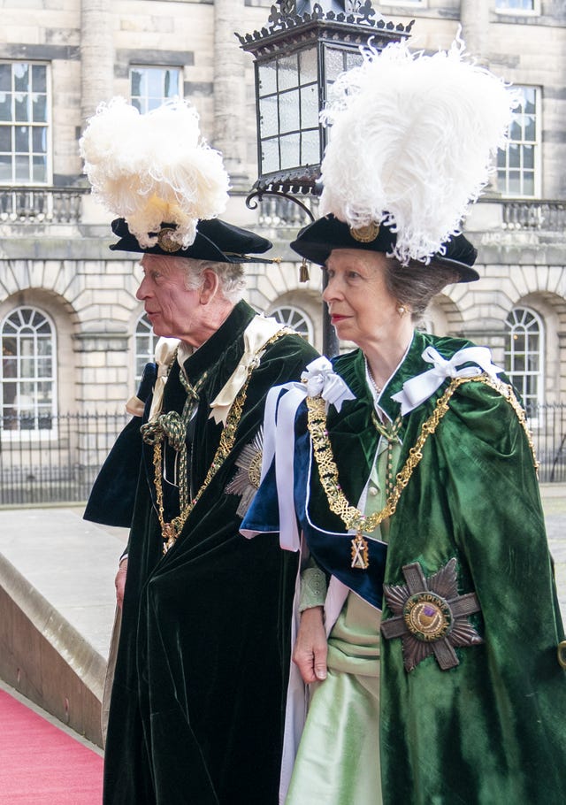 See Photos of Prince Charles & Princess Anne at the Order of the ...